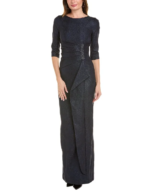 Lace - Embellished Women Dress for an Elegant and Sophisticated Appearance Lace - Embellished Women Dress for an Elegant and Sophisticated Appearance Teri Jon by Rickie Freeman Jacquard Gown Lace - Embellished Women Dress for an Elegant and Sophisticated Appearance Lace - Embellished Women Dress for an Elegant and Sophisticated Appearance Teri Jon by Rickie Freeman Jacquard Gown
