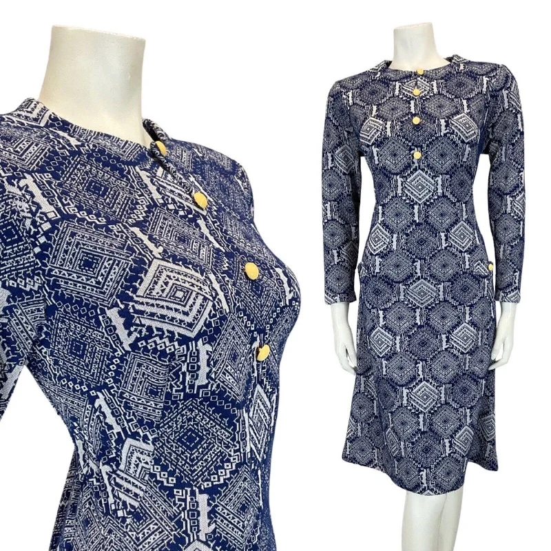 Wrap - Style Women Dress with Adjustable Fit for All Body Types Wrap - Style Women Dress with Adjustable Fit for All Body Types VINTAGE 60s 70s BLUE WHITE GEOMETRIC TILED MOD LONGSLEEVE SHORT DRESS 12 14 Wrap - Style Women Dress with Adjustable Fit for All Body Types Wrap - Style Women Dress with Adjustable Fit for All Body Types VINTAGE 60s 70s BLUE WHITE GEOMETRIC TILED MOD LONGSLEEVE SHORT DRESS 12 14