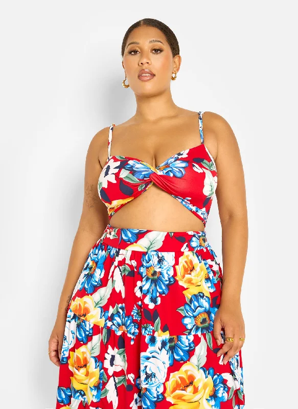 Maxi dresses with pocket details for added functionalityAnalise Floral Print Crop Top Maxi dresses with pocket details for added functionalityAnalise Floral Print Crop Top