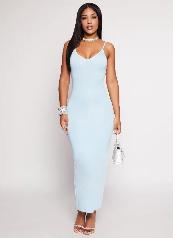Maxi dresses with a paisley print for a classic and elegant styleDaisy V Neck Bodycon Maxi Dress