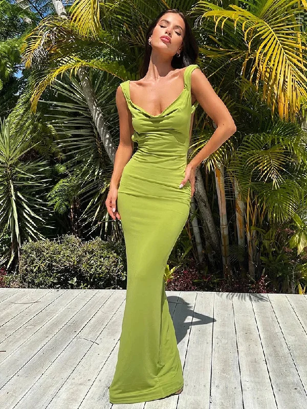 Sequined maxi dresses for formal evening galasSleeveless Backless Slim Fit Long Camisole Maxi Dress Sequined maxi dresses for formal evening galasSleeveless Backless Slim Fit Long Camisole Maxi Dress
