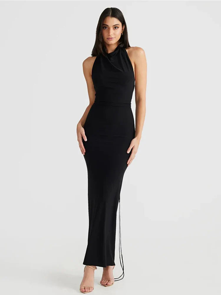 Maxi dresses with a paisley print for a classic and elegant styleLong Halter Backless Nightclub Slim Bodycon Sexy Spring Summer Maxi Dress Maxi dresses with a paisley print for a classic and elegant styleLong Halter Backless Nightclub Slim Bodycon Sexy Spring Summer Maxi Dress