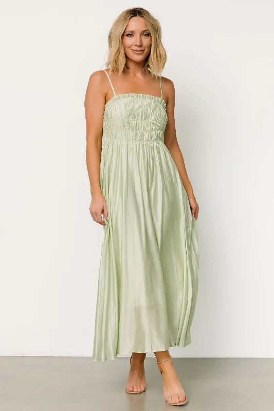 Hattie Maxi Dress | Light Sage