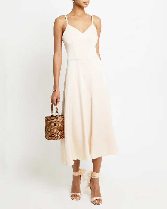 Leather maxi dresses for an edgy and bold appearanceNicolette Dress