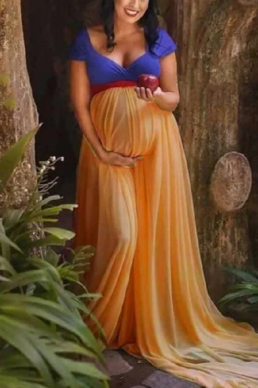 Maxi dresses with one - shoulder designs for a stylish and asymmetric lookOff Shoulder Long Dress Vintage Maternity Photoshoot Gown Maxi dresses with one - shoulder designs for a stylish and asymmetric lookOff Shoulder Long Dress Vintage Maternity Photoshoot Gown