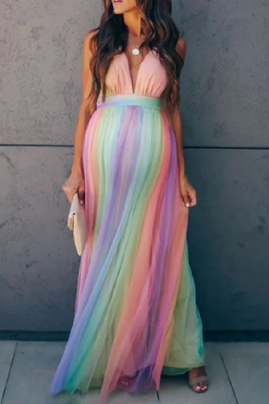 Cotton maxi dresses for a comfortable and everyday - wear optionRainbow Maternity Photoshoot Dress V-neck Pregnancy Maxi Dress Cotton maxi dresses for a comfortable and everyday - wear optionRainbow Maternity Photoshoot Dress V-neck Pregnancy Maxi Dress