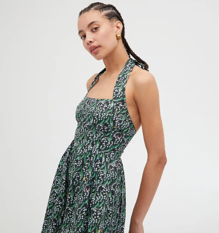 Maxi dresses with beaded embellishments for a fancy and luxurious eventThe Fleur Midi Dress - Black Lily of the Valley Maxi dresses with beaded embellishments for a fancy and luxurious eventThe Fleur Midi Dress - Black Lily of the Valley