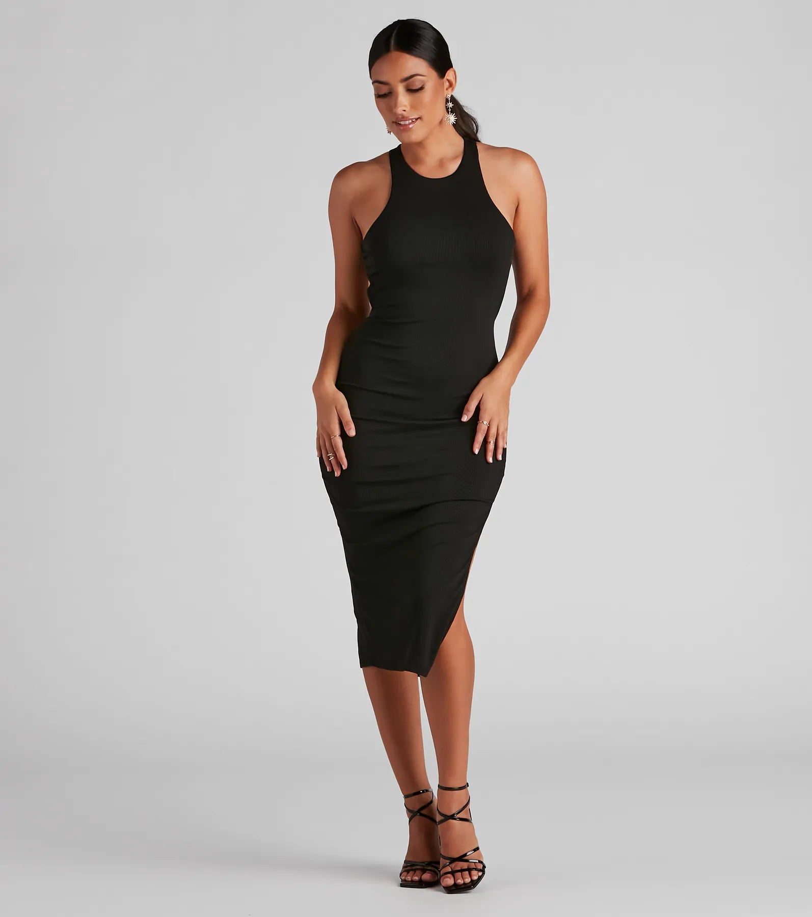 Midi dresses with bow accents for a sweet and charming lookEffortless Choice Halter Midi Dress Midi dresses with bow accents for a sweet and charming lookEffortless Choice Halter Midi Dress