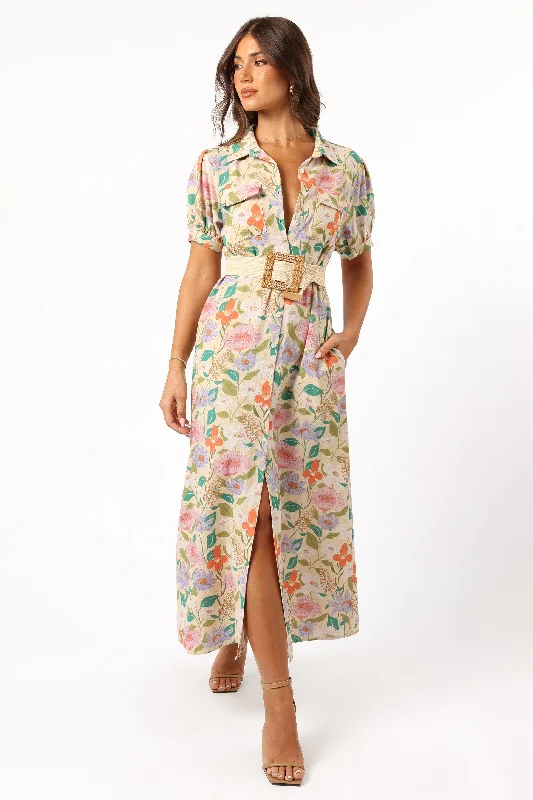 Midi dresses with sheer panels for a touch of allureMason Midi Dress - Multi Floral