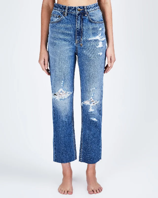Men's Oversized Distressed Denim Jacket with Ripped Sleeves for a Punk LookCHLO WASTED KLUB TRASHED Men's Oversized Distressed Denim Jacket with Ripped Sleeves for a Punk LookCHLO WASTED KLUB TRASHED