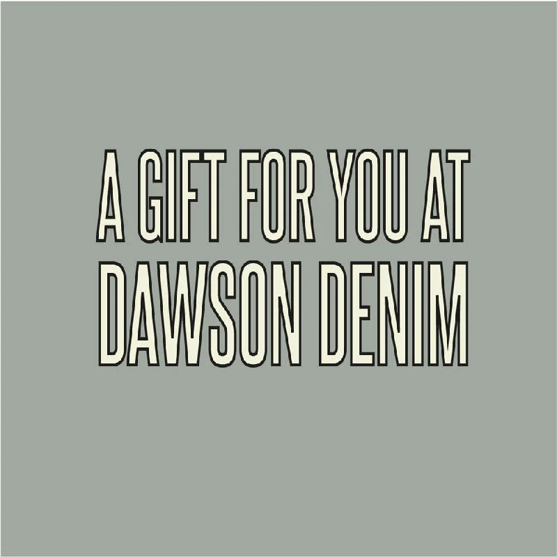 Men's Denim Trucker Jacket with Patches for a Retro and Edgy AppearanceDawson Denim Gift Card Men's Denim Trucker Jacket with Patches for a Retro and Edgy AppearanceDawson Denim Gift Card