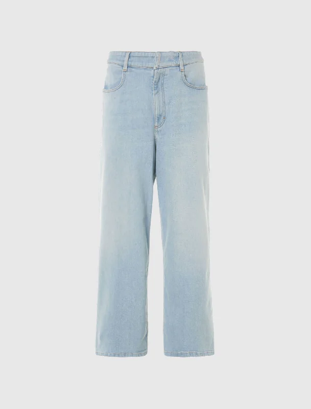 WIDE DENIM PANTS