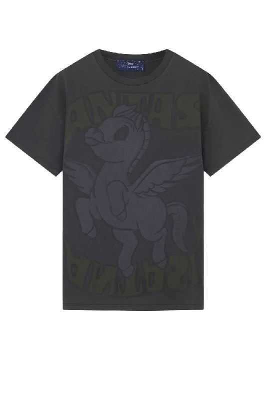 Plus Size Men's Denim Work Shirt with Multiple Pockets for PracticalityStella McCartney x Disney Fantasia Washed Print T-Shirt Dress - Vintage Black Plus Size Men's Denim Work Shirt with Multiple Pockets for PracticalityStella McCartney x Disney Fantasia Washed Print T-Shirt Dress - Vintage Black