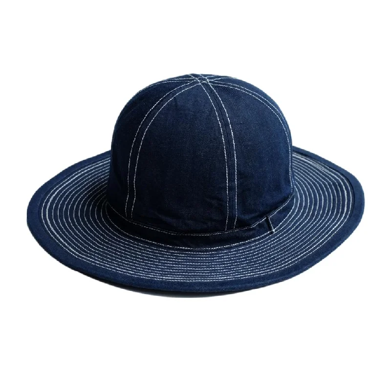 The Factory Made Denim Fatigue Hat