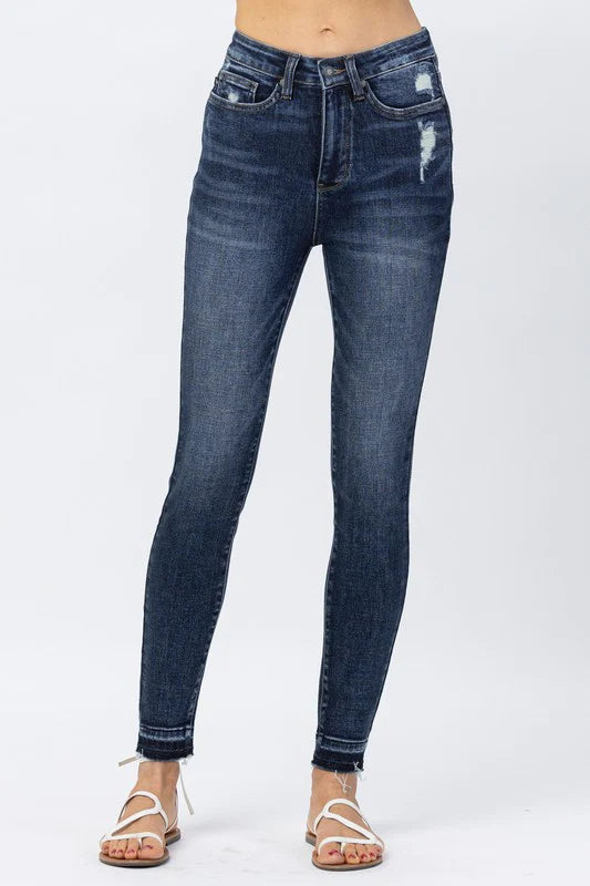 Women's tall - length straight pants Skinny women jeans with a form - fitting design Dark Wash Tummy Control Jeans Women's tall - length straight pants Skinny women jeans with a form - fitting design Dark Wash Tummy Control Jeans