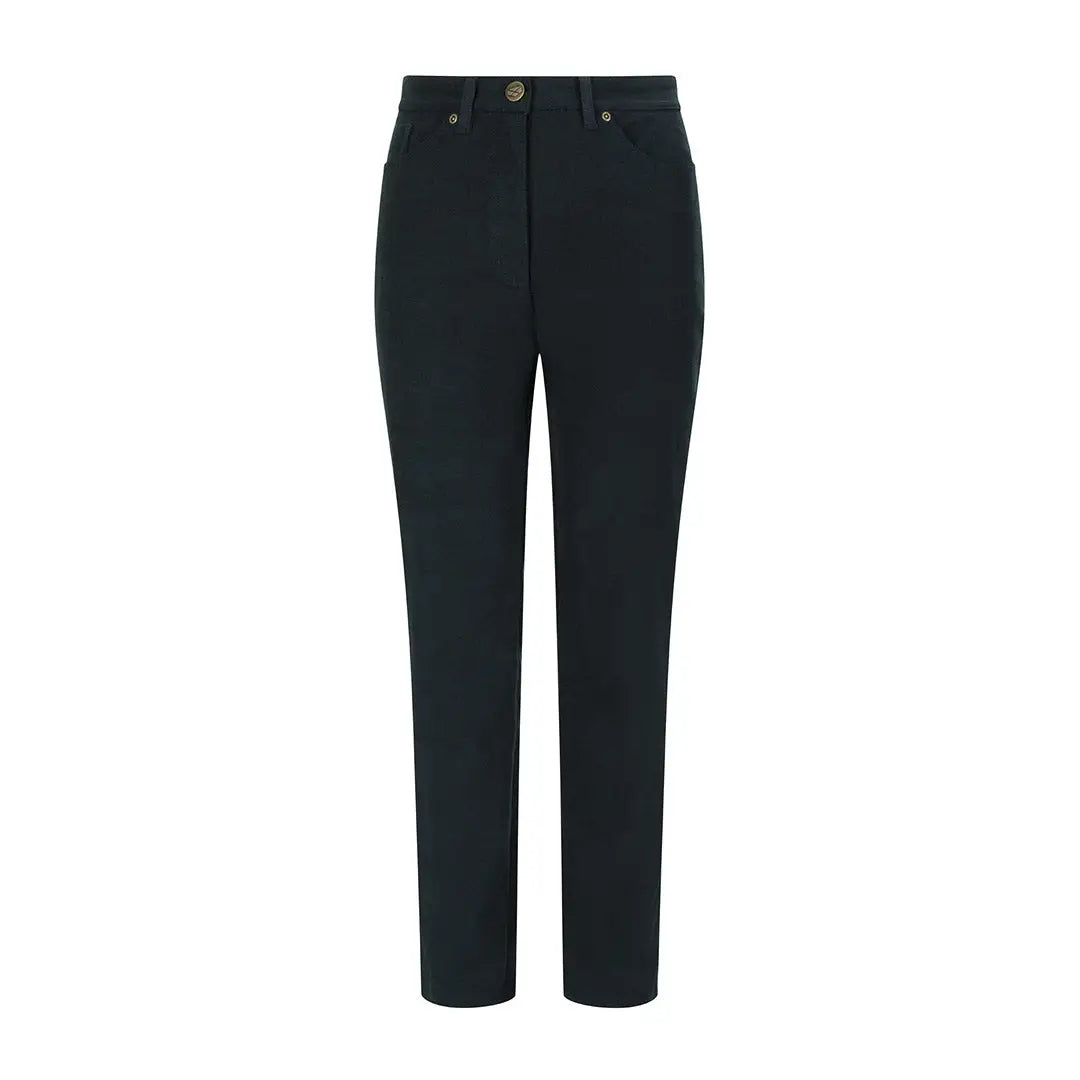 Women's pleated office pants Dark - wash women jeans for a sophisticated and slimming effect Hoggs of Fife Catrine Ladies Technical Stretch Moleskin Jeans Women's pleated office pants Dark - wash women jeans for a sophisticated and slimming effect Hoggs of Fife Catrine Ladies Technical Stretch Moleskin Jeans