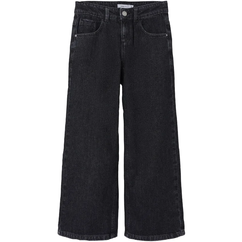 Women's ruffled hem dress pants Cargo women jeans with multiple pockets for added functionality Name It Dark Grey Denim Rose Wide Jeans Noos Women's ruffled hem dress pants Cargo women jeans with multiple pockets for added functionality Name It Dark Grey Denim Rose Wide Jeans Noos
