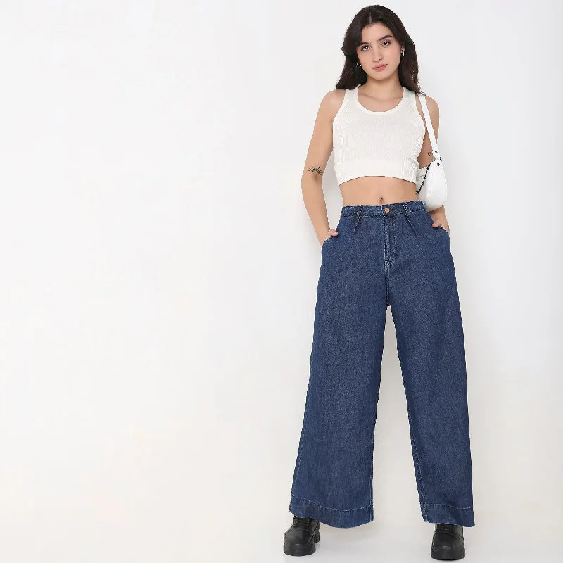 Women's two - piece pant set Ripped women jeans for a rebellious and fashion - forward style Wide Leg Solid High Rise Jeans Women's two - piece pant set Ripped women jeans for a rebellious and fashion - forward style Wide Leg Solid High Rise Jeans