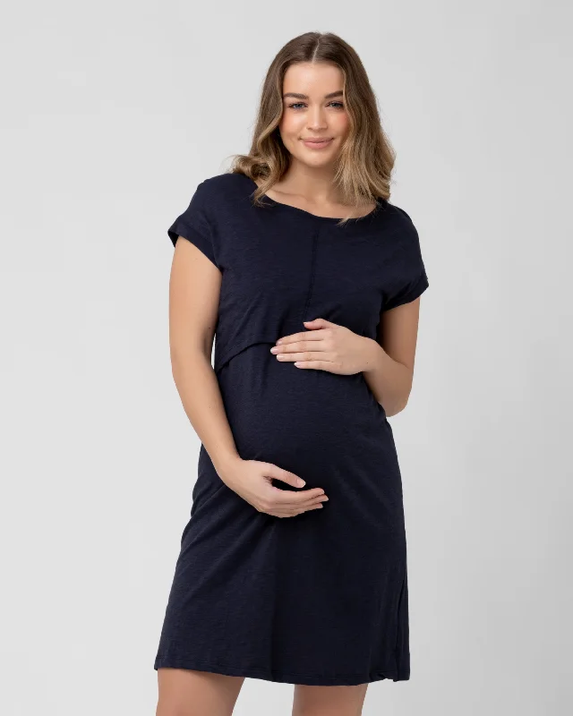Mini dresses with spaghetti straps for a delicate lookRoxie Nursing Dress Navy