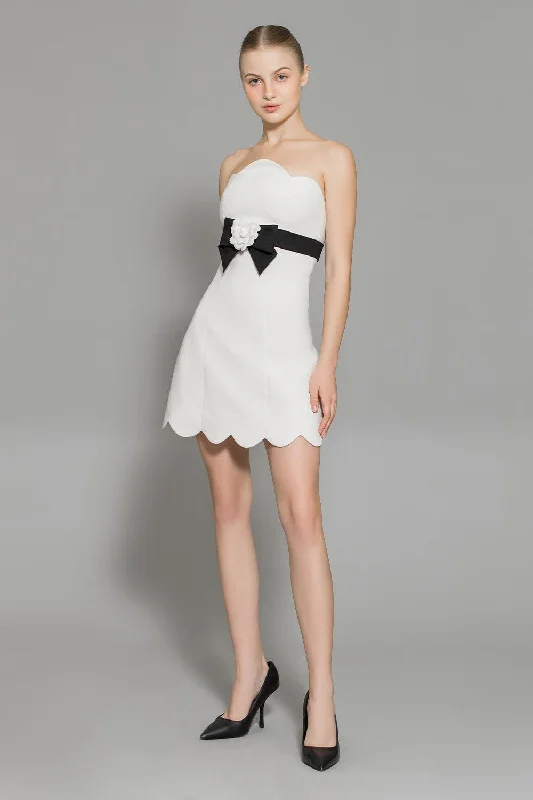 Cotton mini dresses for a comfortable everyday optionScout A-line Back Zipper Wool Mini Dress