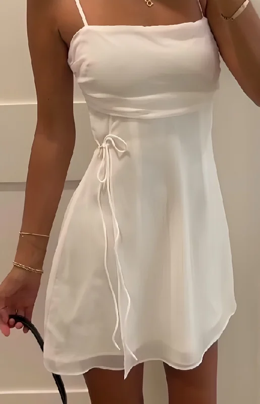 Mini dresses with empire waists for a flattering fitTrinin White Mini Dress
