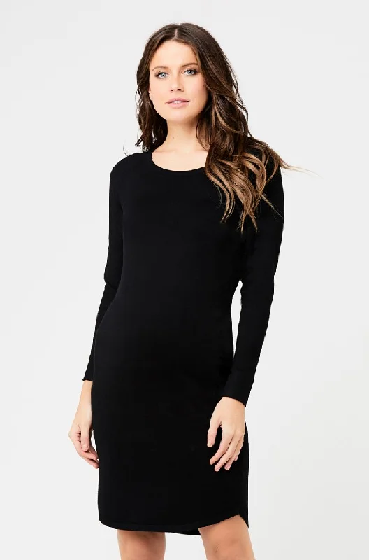 Satin mini dresses for a luxurious feelValerie Tunic Dress Black