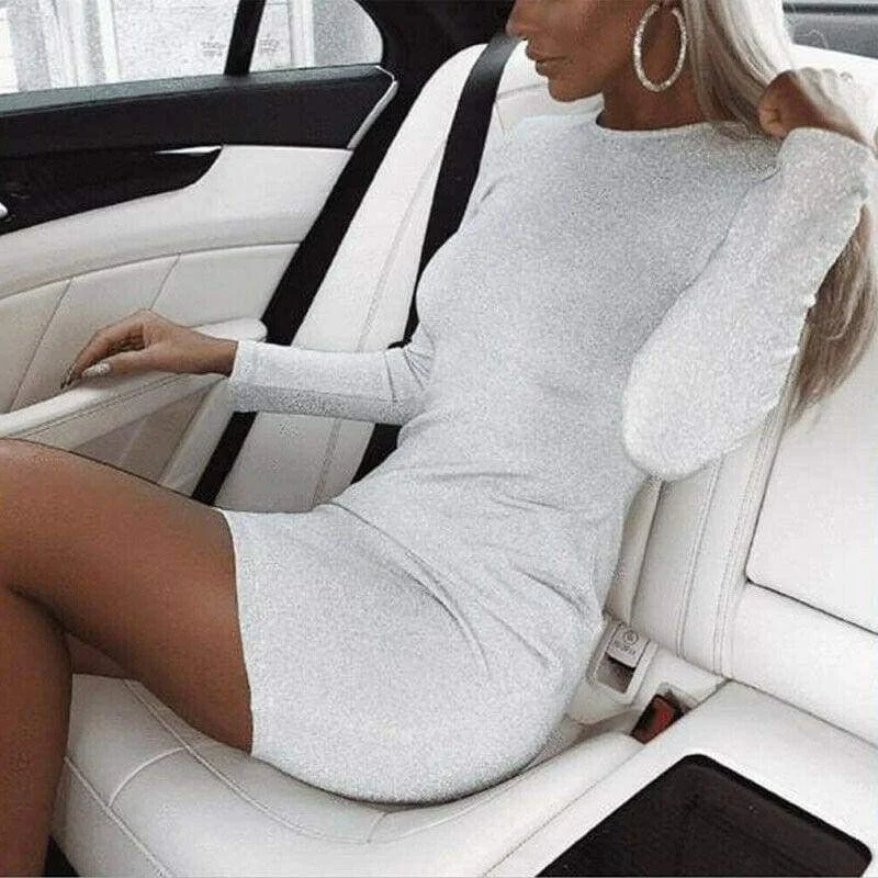 Mini dresses with wrap - around stylesFashionSierra - Women Sequin Dress Long Sleeve Solid Bodycon Dress Sexy Lady Evening Party Autumn Casual Short Mini Dress Mini dresses with wrap - around stylesFashionSierra - Women Sequin Dress Long Sleeve Solid Bodycon Dress Sexy Lady Evening Party Autumn Casual Short Mini Dress