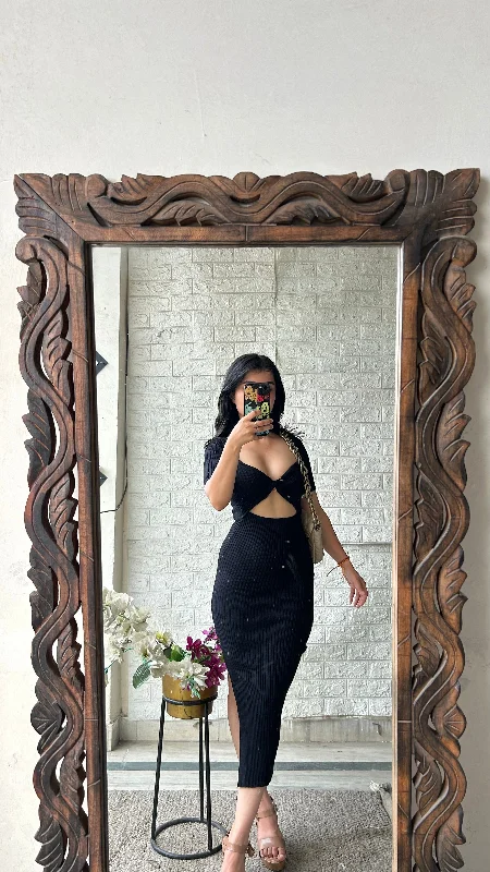 Maternity bodycon dress for expecting mothers​Black beauty 32-34 bust/l:46