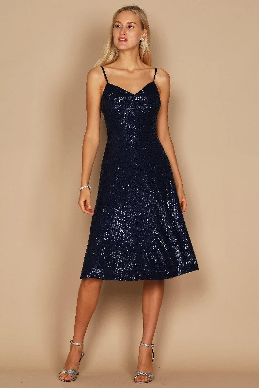 Laundry by Shelli Segal HU07D64 Fully Sequin Cocktail Dress