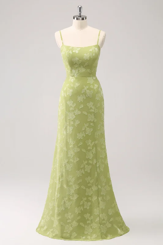 Sequined wedding guest dresses for an evening weddingGreen Embroidery Mermaid Bridesmaid Dress with Lace Up Back Sequined wedding guest dresses for an evening weddingGreen Embroidery Mermaid Bridesmaid Dress with Lace Up Back