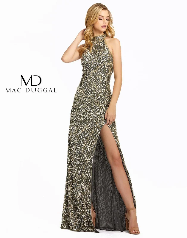 Bodycon dress made of stretchy spandex for comfortMac Duggal 4112 Prom Long Halter Evening Dress Sale Bodycon dress made of stretchy spandex for comfortMac Duggal 4112 Prom Long Halter Evening Dress Sale