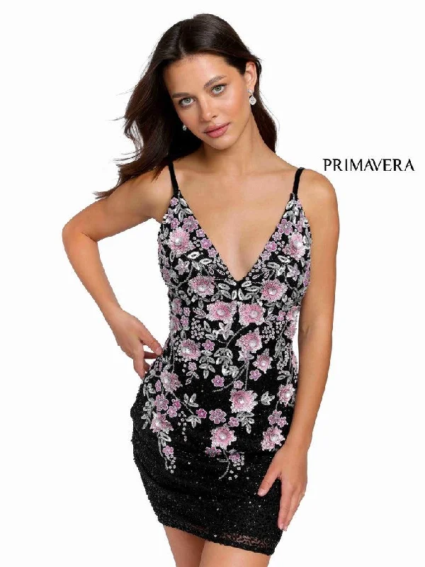 Bodycon dress with a cold - shoulder designPrimavera Couture Fitted Short Prom Dress 3862 Bodycon dress with a cold - shoulder designPrimavera Couture Fitted Short Prom Dress 3862
