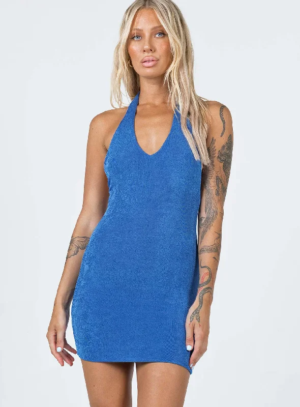 Riviera Mini Dress Blue