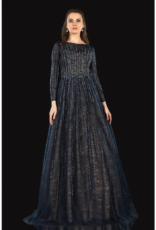 Sheath - style bodycon dress for a sophisticated office lookTerani Couture 2021M2973 Long Sleeve Formal Dress Sheath - style bodycon dress for a sophisticated office lookTerani Couture 2021M2973 Long Sleeve Formal Dress