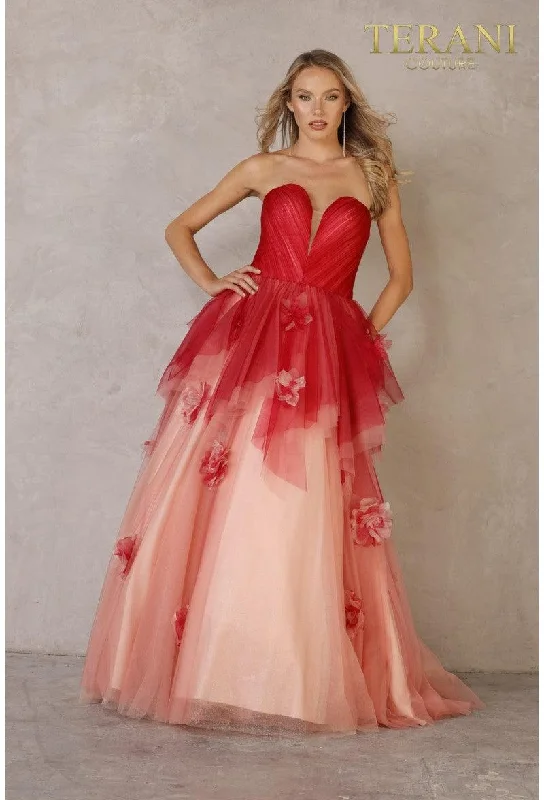 Bodycon dress made of satin for a luxurious feelTerani Couture 2111P4103 Strapless Long Prom Dress Bodycon dress made of satin for a luxurious feelTerani Couture 2111P4103 Strapless Long Prom Dress