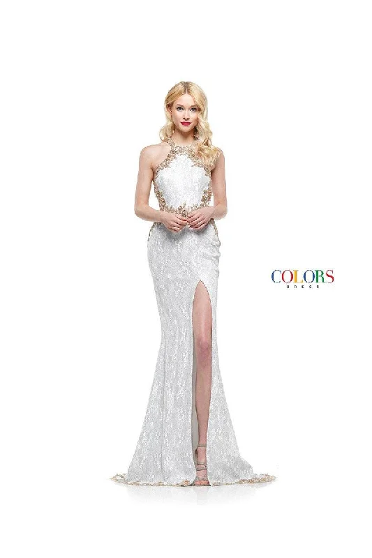 Maxi bodycon dress for a beach weddingColors 2225 Colors Long Formal with Slit Lace Dress Maxi bodycon dress for a beach weddingColors 2225 Colors Long Formal with Slit Lace Dress