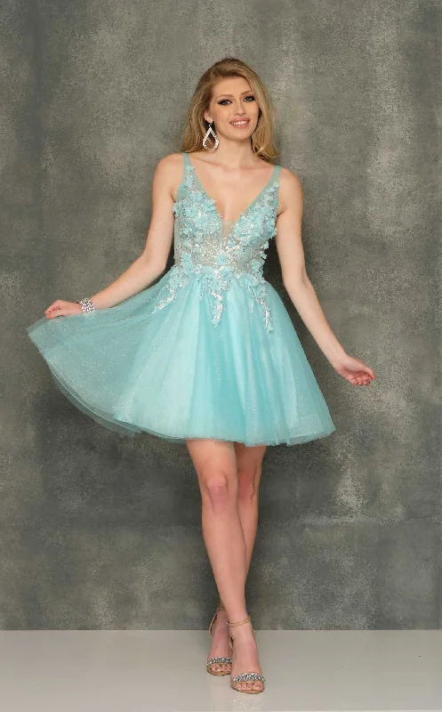 Velvet party dresses in rich jewel tones for a sophisticated appearance​Dave and Johnny 10806 Dress