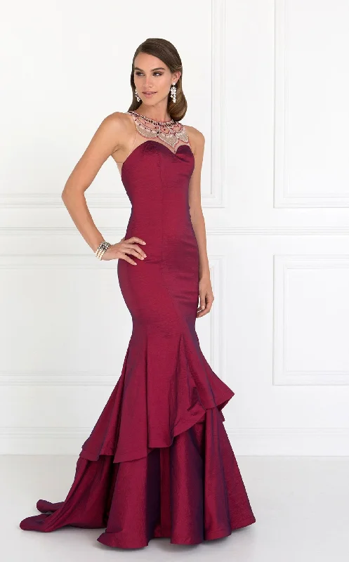 Formal dresses with tiered skirts and pearl embellishments for a luxurious feelElizabeth K GL2290 Dress Formal dresses with tiered skirts and pearl embellishments for a luxurious feelElizabeth K GL2290 Dress
