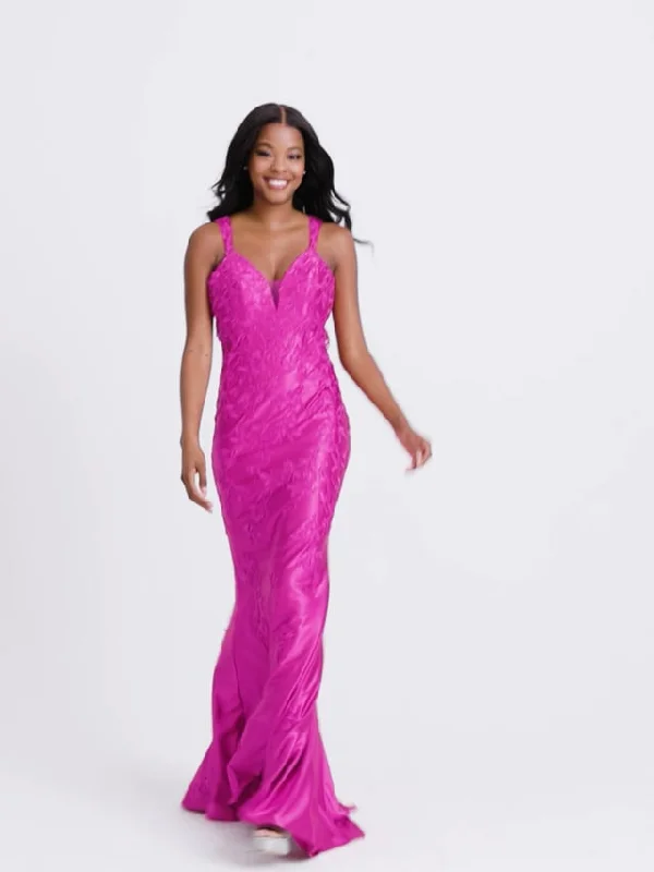 Faviana Keyhole Open Back Prom Dress 11082