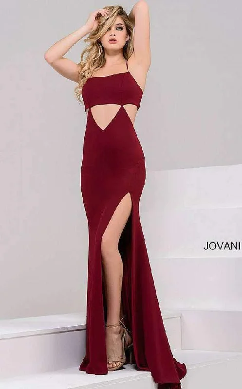 Bodycon dress with a mesh insert for a stylish edgeJovani 48075 Formal High Slit Long Prom Dress JP Bodycon dress with a mesh insert for a stylish edgeJovani 48075 Formal High Slit Long Prom Dress JP