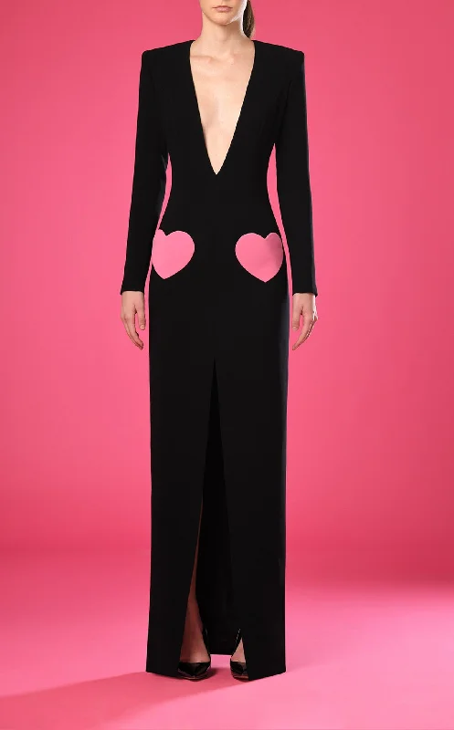 Long - sleeved formal dresses in velvet for a winter formal eventJean Louis Sabaji 600538 Dress Long - sleeved formal dresses in velvet for a winter formal eventJean Louis Sabaji 600538 Dress