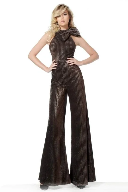 Bodycon dress made of stretchy spandex for comfortJovani 2689 Halter Flared Formal Jumpsuit Bodycon dress made of stretchy spandex for comfortJovani 2689 Halter Flared Formal Jumpsuit