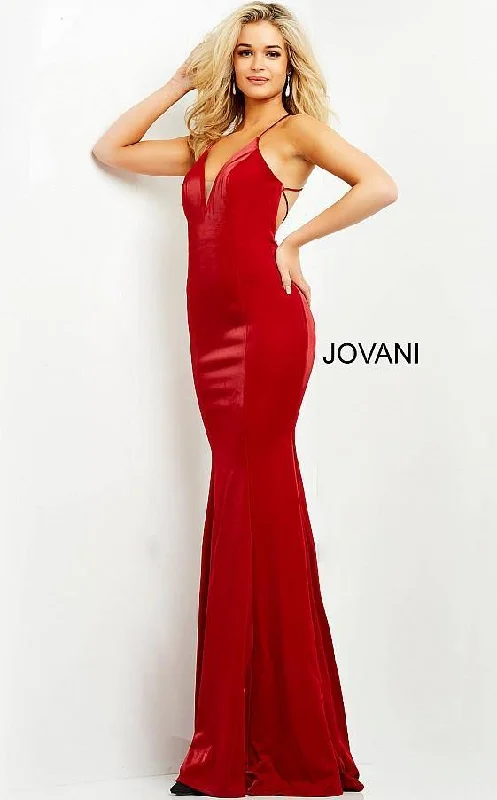 Long - sleeved bodycon dress for a formal winter eventJovani 68463 Prom Long Spaghetti Strap Formal Gown B Long - sleeved bodycon dress for a formal winter eventJovani 68463 Prom Long Spaghetti Strap Formal Gown B