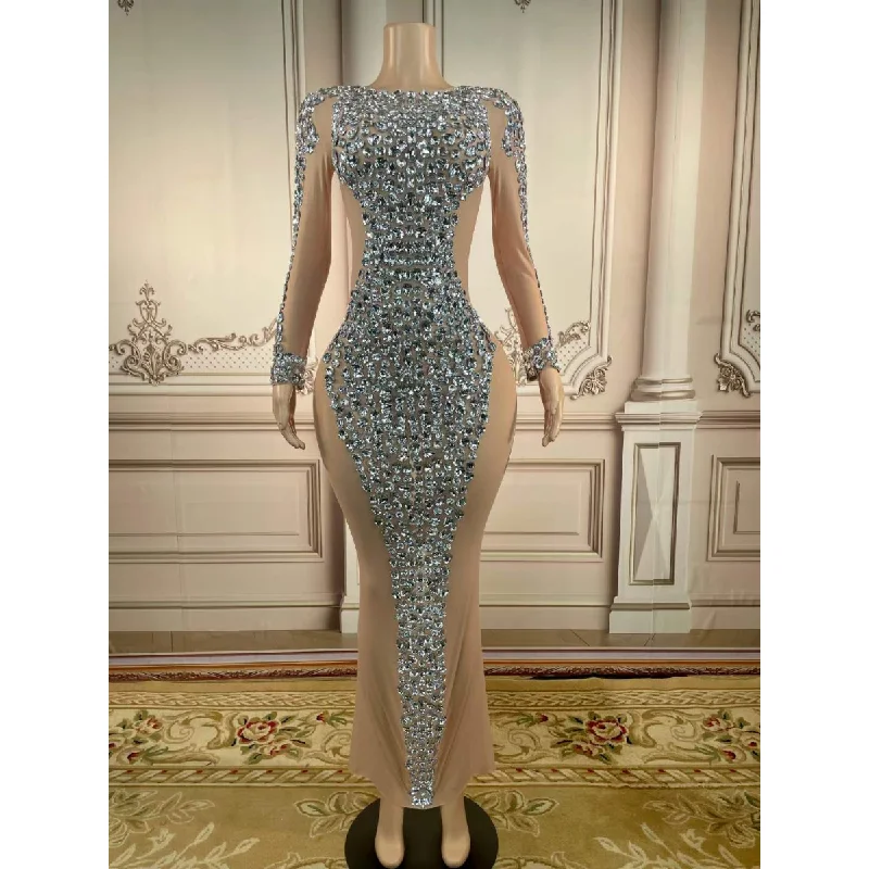 Formal dresses with off - the - shoulder sleeves and rhinestone accents for a sophisticated promLong Sleeve Crystal Prom Long Dresses Women Rhinestone Maxi Casual 2022 Evening Gown Sexy Party Dresses Women Evening Elegance Formal dresses with off - the - shoulder sleeves and rhinestone accents for a sophisticated promLong Sleeve Crystal Prom Long Dresses Women Rhinestone Maxi Casual 2022 Evening Gown Sexy Party Dresses Women Evening Elegance