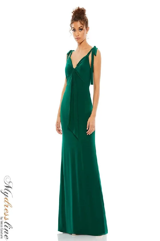 Prom dresses with lace - up side panels and ruffled bodices for a feminine and detailed lookMac Duggal 26696 Prom dresses with lace - up side panels and ruffled bodices for a feminine and detailed lookMac Duggal 26696