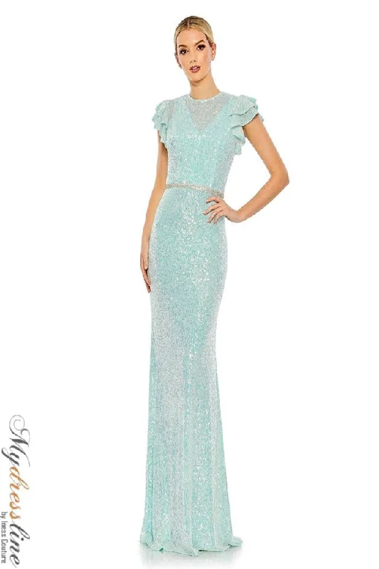 Prom dresses with tiered lace skirts and off - the - shoulder necklines for a feminine and elegant formal affairMac Duggal 26942 Prom dresses with tiered lace skirts and off - the - shoulder necklines for a feminine and elegant formal affairMac Duggal 26942