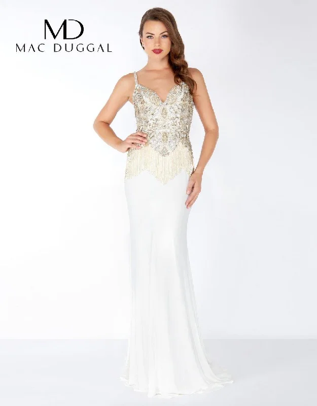 Bodycon dress with a cut - out detail for a sexy appealMac Duggal 62957 Long Spaghetti Strap Prom Dress Bodycon dress with a cut - out detail for a sexy appealMac Duggal 62957 Long Spaghetti Strap Prom Dress