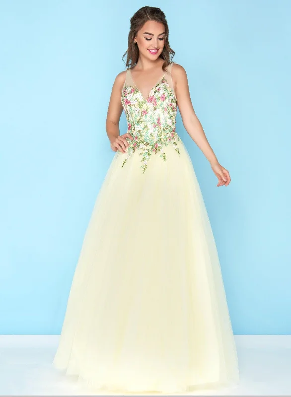 Bodycon dress in a neon color for a vibrant appearanceMac Duggal 50442 Prom Long Sleeveless Ball Gown Bodycon dress in a neon color for a vibrant appearanceMac Duggal 50442 Prom Long Sleeveless Ball Gown