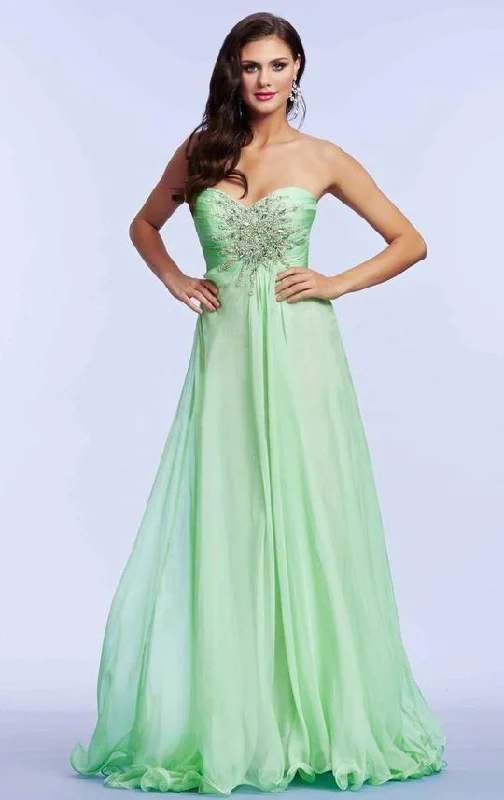 Bodycon dress made of cotton for a breathable option​Mac Duggal 78437 Prom Long Strapless Evening Dress