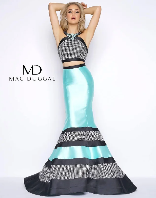 Bodycon dress with a pleated bodiceMac Duggal 65913 Prom Long Two Piece Mermaid Gown Bodycon dress with a pleated bodiceMac Duggal 65913 Prom Long Two Piece Mermaid Gown